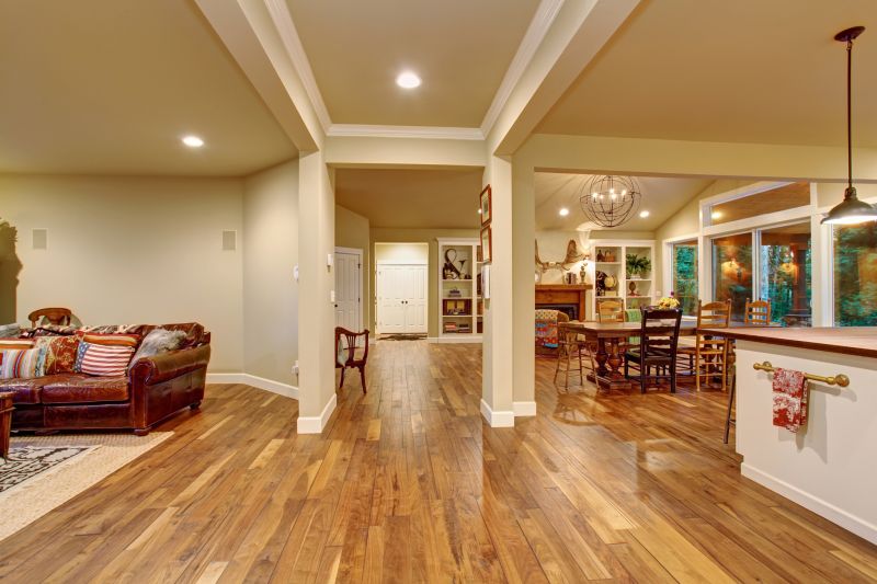 Elegant Hardwood in Dining Area